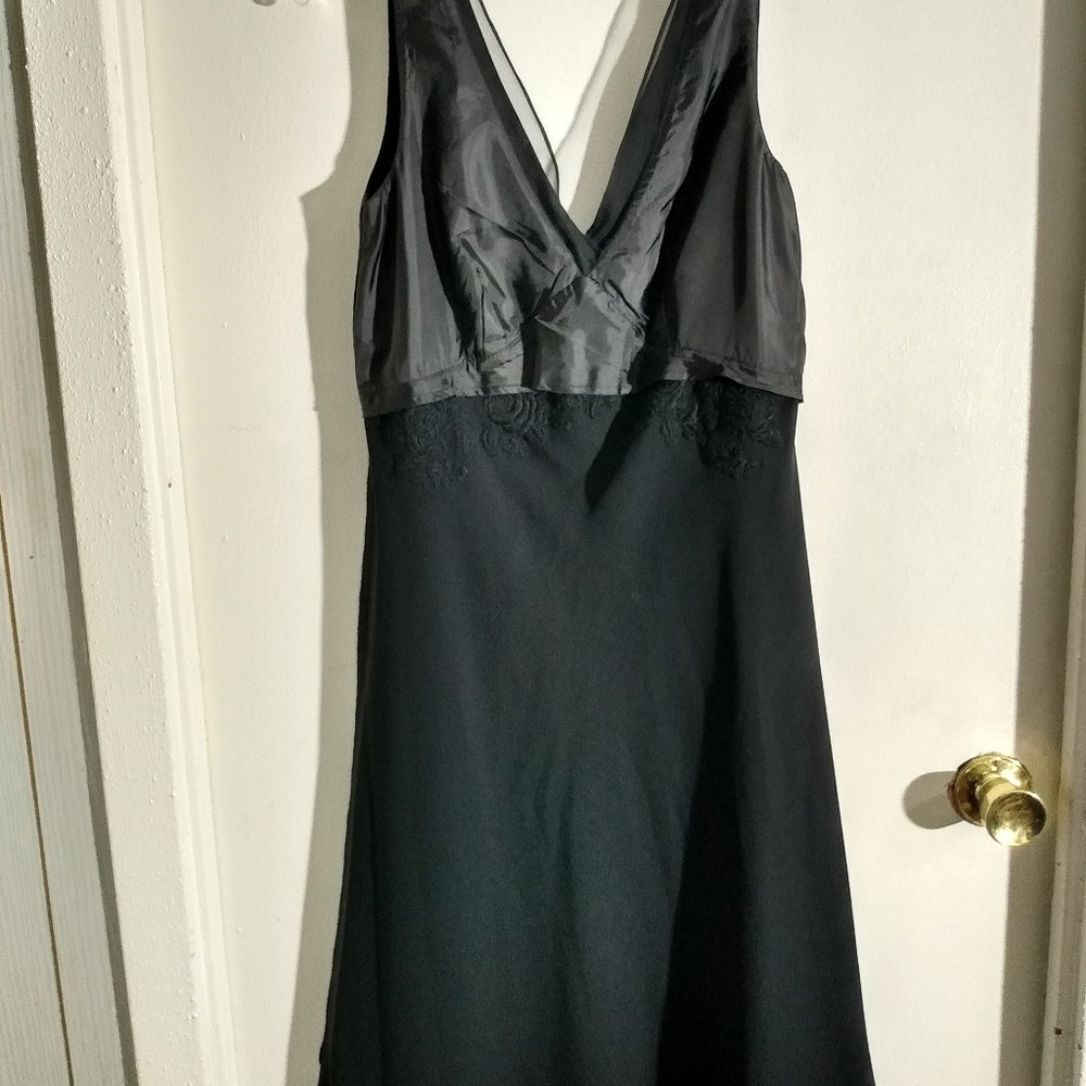 Dawn Joy Evening Black Dress Size 10 Make An Offer - Picture 5 of 7